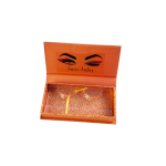 Eyelash storage box - Copper Gold with print - 15237